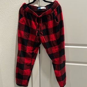 Buffalo check plaid pajama pants